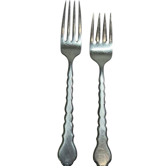Oneida Community CELLO Burnished Stainless Flatware Replacement 5 Pc Setting - Picture 3 of 8